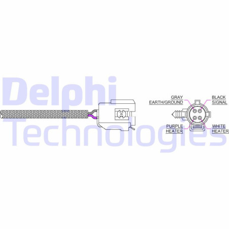 DELPHI ES20044-12B1 Sonde lambda capteur d'oxygène pour