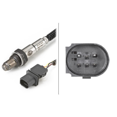 HELLA 6PA 009 166-811 Sonda lambda sensore ossigeno per