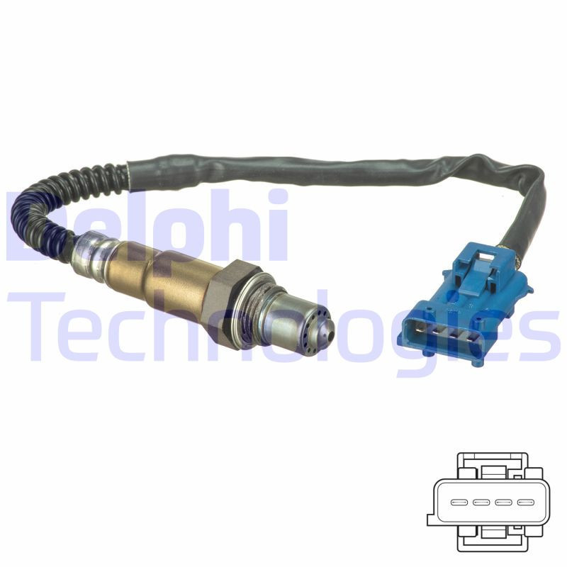 DELPHI ES20632-12B1 Sonda lambda sensor de oxígeno para