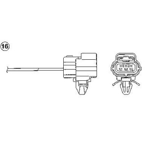 NTK 0188 Sonda lambda sensor de oxígeno para