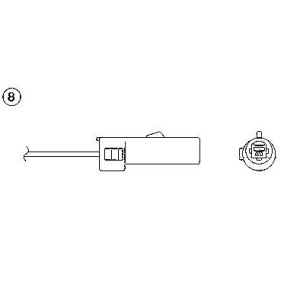 NTK 0207 Oxygen Lambda Sensor for