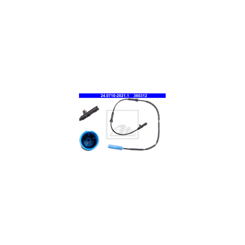 ATE 24.0710-2021.1 Sensor ABS revoluciones rueda trasero para MINI Hatchback Convertible