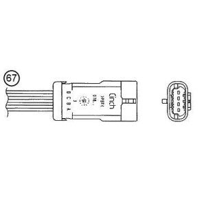 NTK 92080 Sonda lambda dla