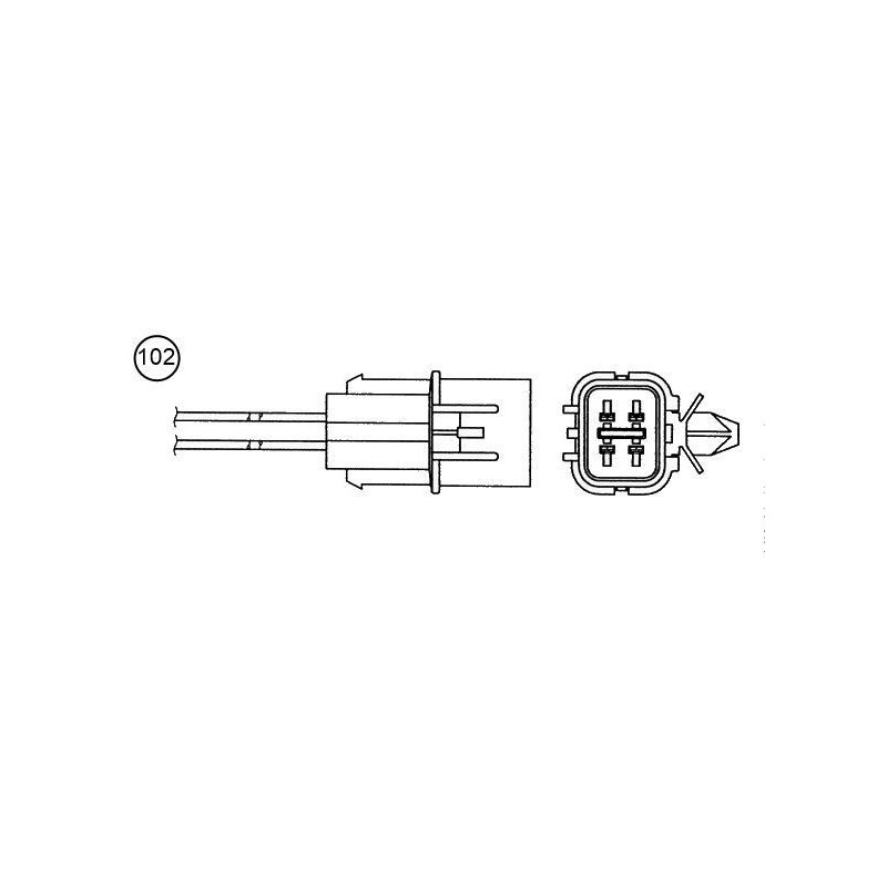 NTK 92280 Oxygen Lambda Sensor for