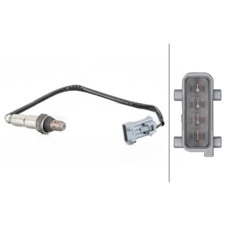 HELLA 6PA 358 103-281 Sonda lambda sensore ossigeno per