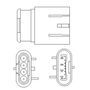MAGNETI MARELLI 466016355167 Sonde lambda capteur d'oxygène pour