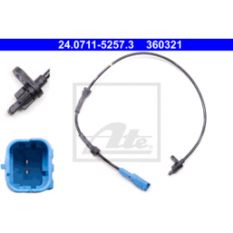 Rear ABS Sensor For Citroen C3 DS3 ATE 24.0711-5257.3