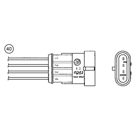 NTK 94547 Sonda lambda dla