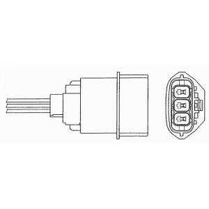 NTK 92016 Sonda lambda sensor de oxígeno para