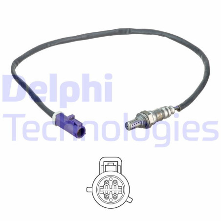 DELPHI ES20508-12B1 Sonde lambda capteur d'oxygène pour