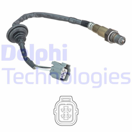 DELPHI ES20637-12B1 Sonda lambda sensor de oxígeno para