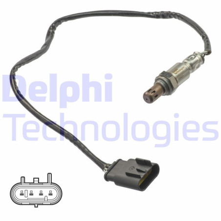 DELPHI ES21076-12B1 Sonda lambda sensor de oxígeno para