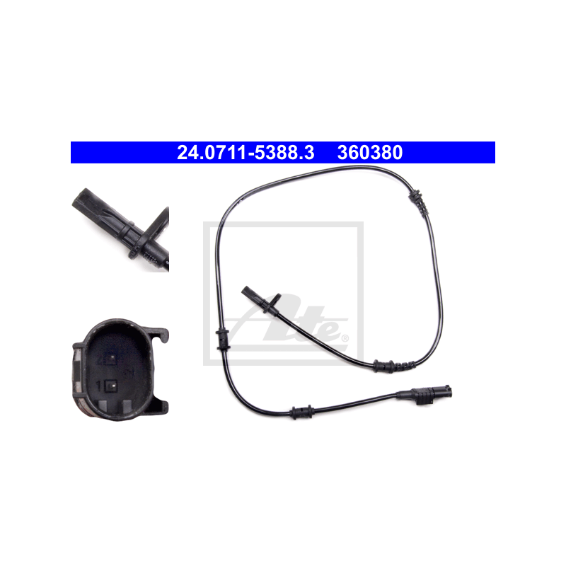 ATE 24.0711-5388.3 Capteur ABS vitesse de roue avant pour Mercedes CLA A B GLA