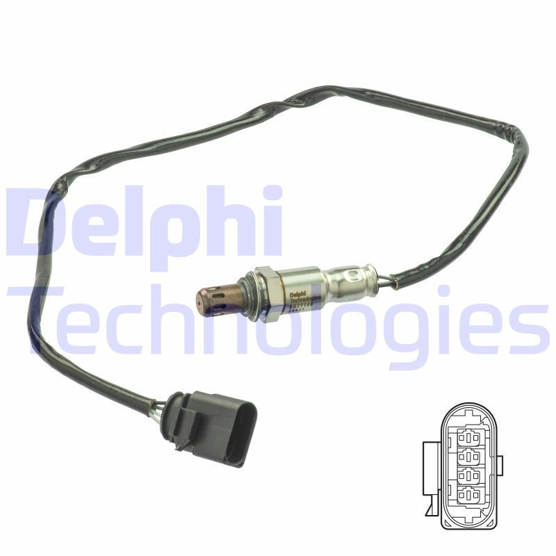 DELPHI ES21148-12B1 Sonda lambda sensor de oxígeno para