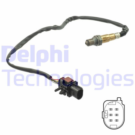 DELPHI ES21171-12B1 Sonda lambda sensor de oxígeno para