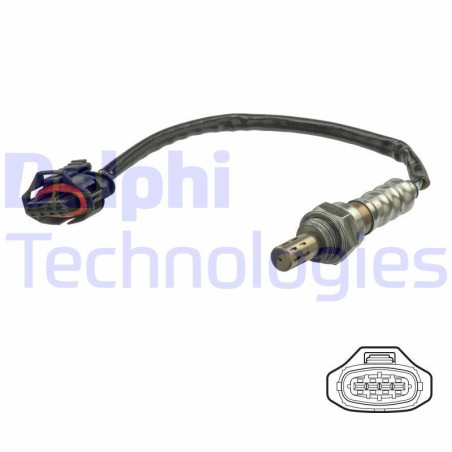 DELPHI ES21177-12B1 Sonda lambda sensor de oxígeno para
