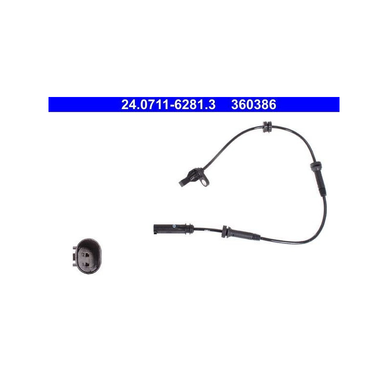 ATE 24.0711-6281.3 Sensore ABS numero giri ruota anteriore per BMW 4 1 3 2