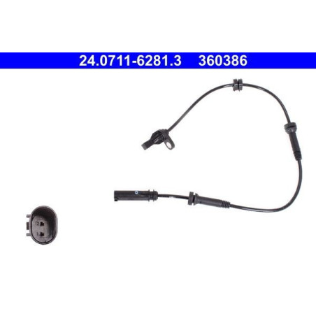 ATE 24.0711-6281.3 Snímač ABS predný pre BMW 4 1 3 2
