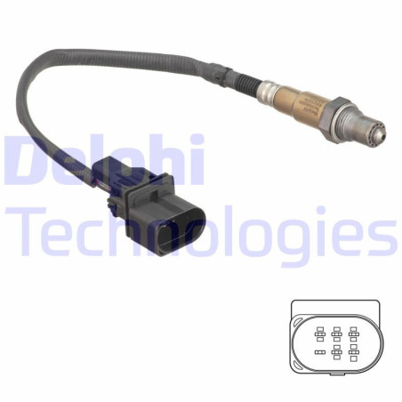 DELPHI ES21239-12B1 Oxygen Lambda Sensor for