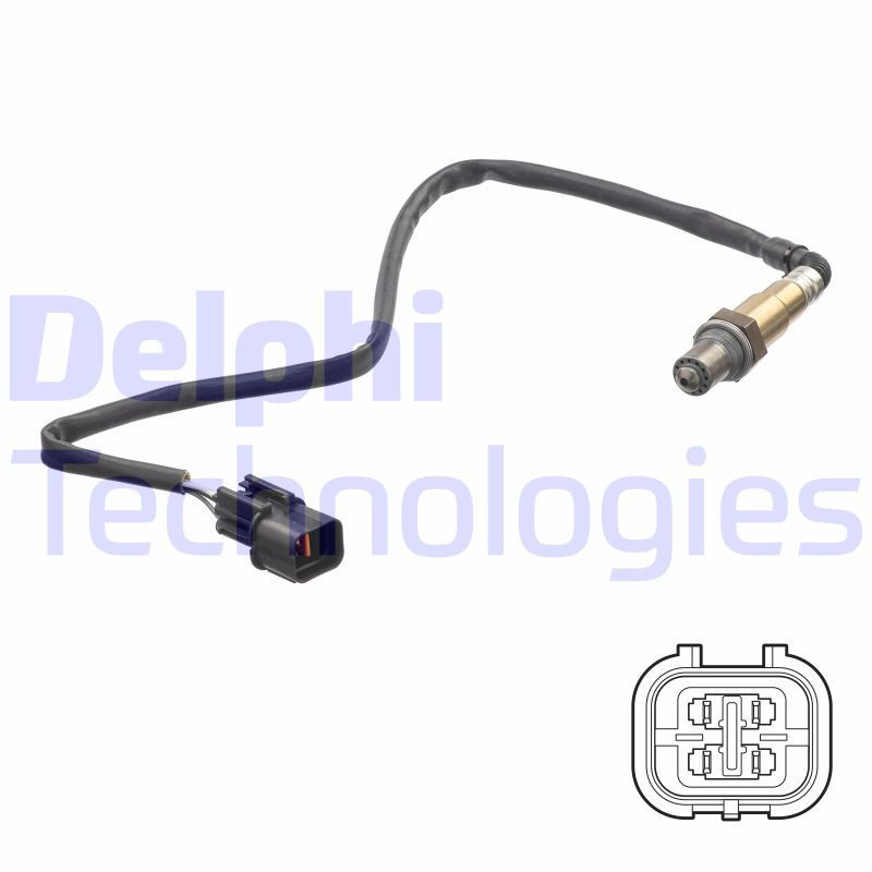 DELPHI ES21257-12B1 Lambdasonde Sensor für