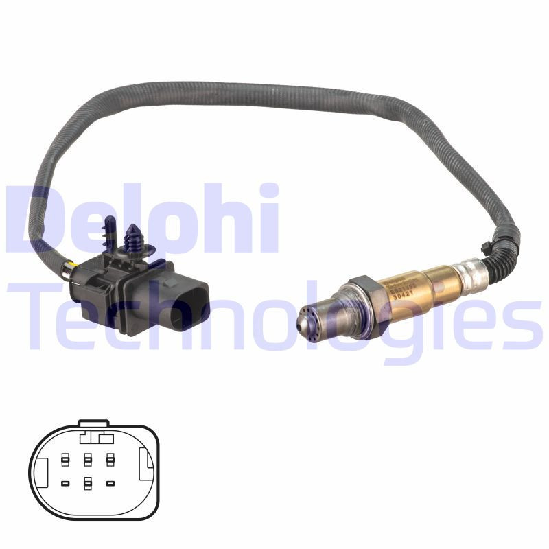 DELPHI ES21355-12B1 Oxygen Lambda Sensor for