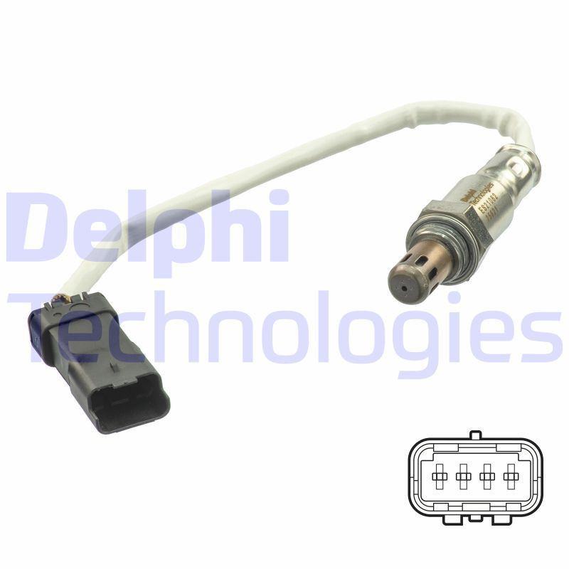 DELPHI ES21062-12B1 Sonda lambda sensore ossigeno per