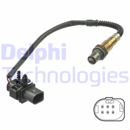 DELPHI ES21211-12B1 Sonde lambda capteur d'oxygène pour
