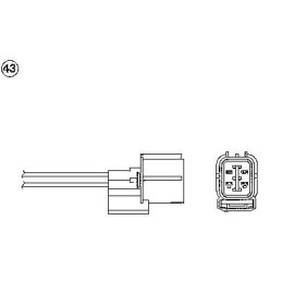 NGK 0180 Sonde lambda capteur d'oxygène