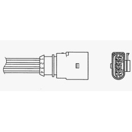 NGK 93048 Oxygen Lambda Sensor