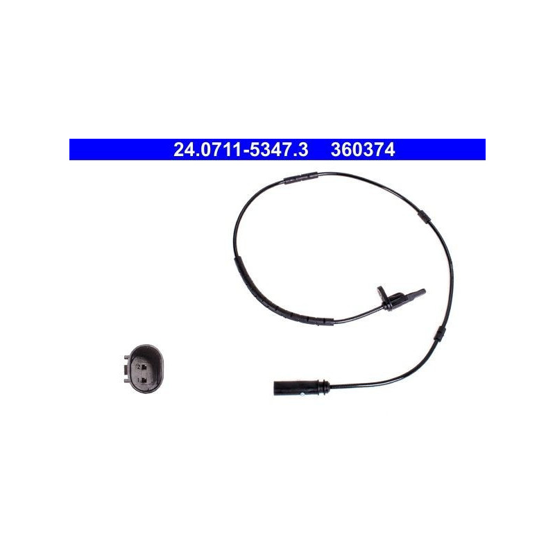 ATE 24.0711-5347.3 Sensore ABS numero giri ruota posteriore per BMW 3 4 1 2