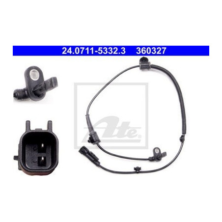 ATE 24.0711-6158.3 ABS Wheel Speed Sensor Rear for BMW 1 3