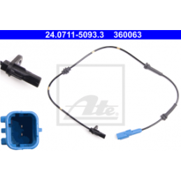 Hinten ABS Sensor für Citroen C2 C3 Peugeot 1007 ATE 24.0711-5093.3