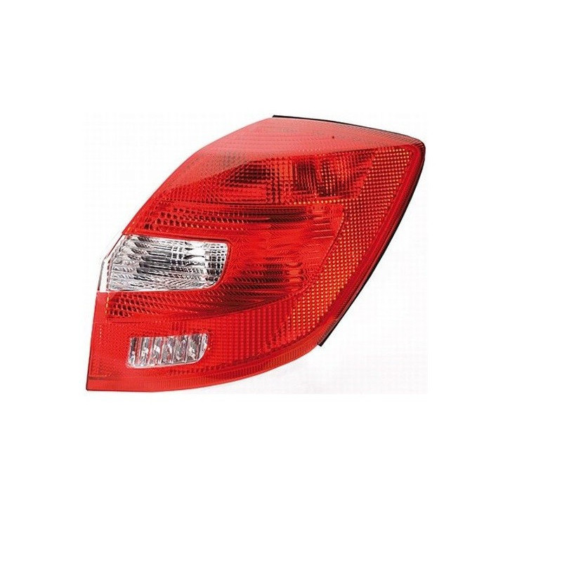 Lampa tylna prawa dla Skoda Fabia II (2007-2014) - DEPO 665-1914R-LD-UE