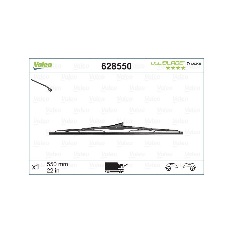 VALEO 628550 Pióro wycieraczki