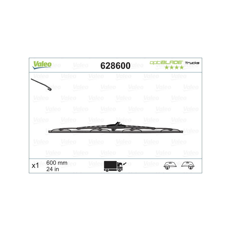 VALEO 628600 Spazzola tergicristallo