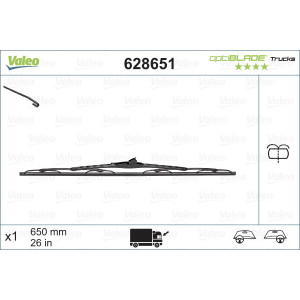 VALEO 628651 List stěrače