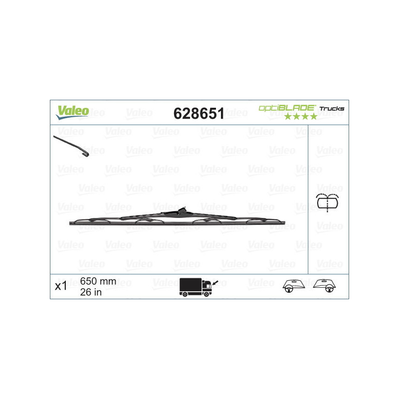 VALEO 628651 Limpiaparabrisas