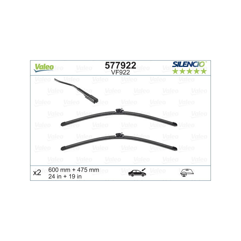 VALEO 577922 Stieracia lišta
