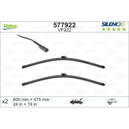 VALEO 577922 Stieracia lišta