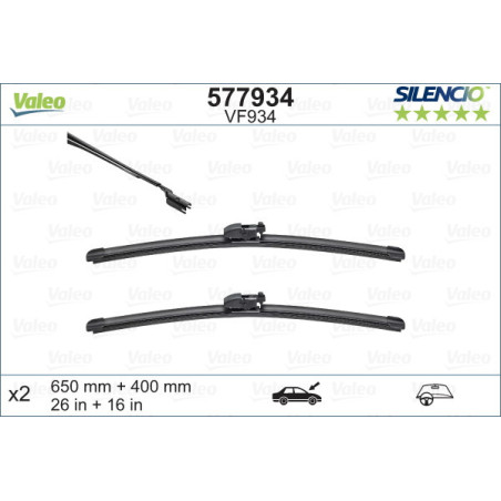 VALEO 577934 Pióro wycieraczki