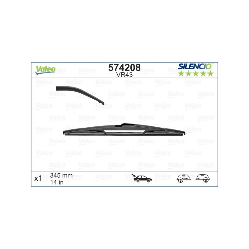 VALEO 574208 Pióro wycieraczki