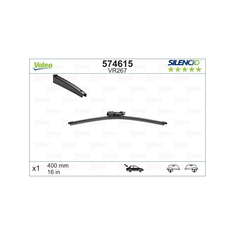 VALEO 574615 Spazzola tergicristallo