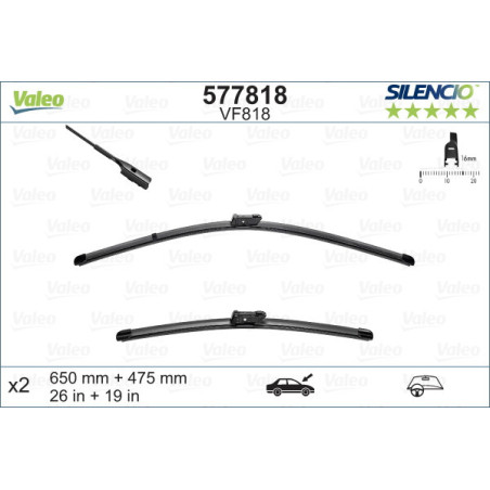 VALEO 577818 Balai d'essuie-glace