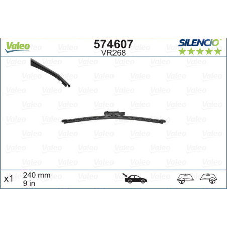 VALEO 574607 Spazzola tergicristallo