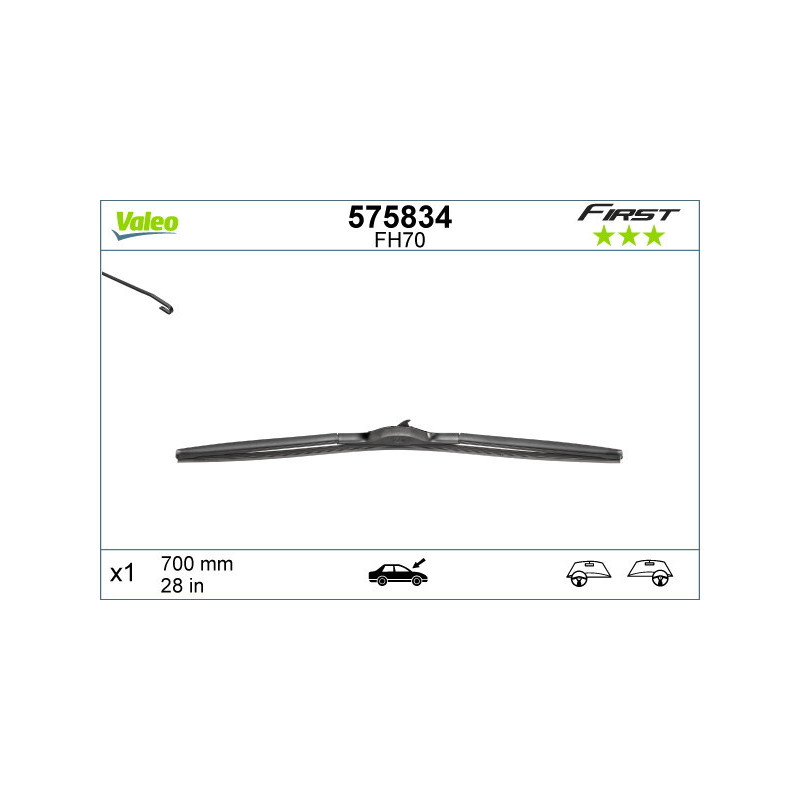 VALEO 575834 Spazzola tergicristallo