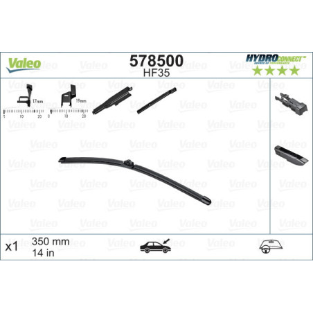 VALEO 578500 Wiper Blade