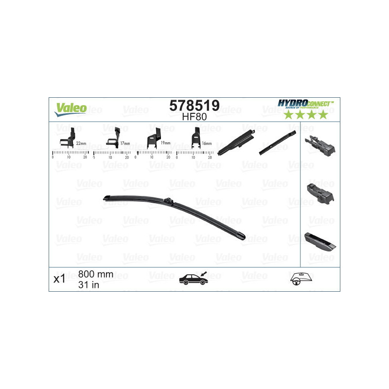 VALEO 578519 Wischblatt