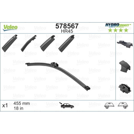 VALEO 578567 Pióro wycieraczki