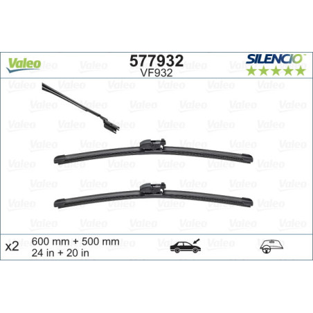 VALEO 577932 Pióro wycieraczki