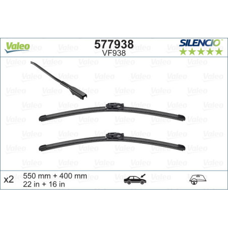 VALEO 577938 Limpiaparabrisas